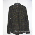 Custom Plaid Langarm Herren Casual Designer Shirt